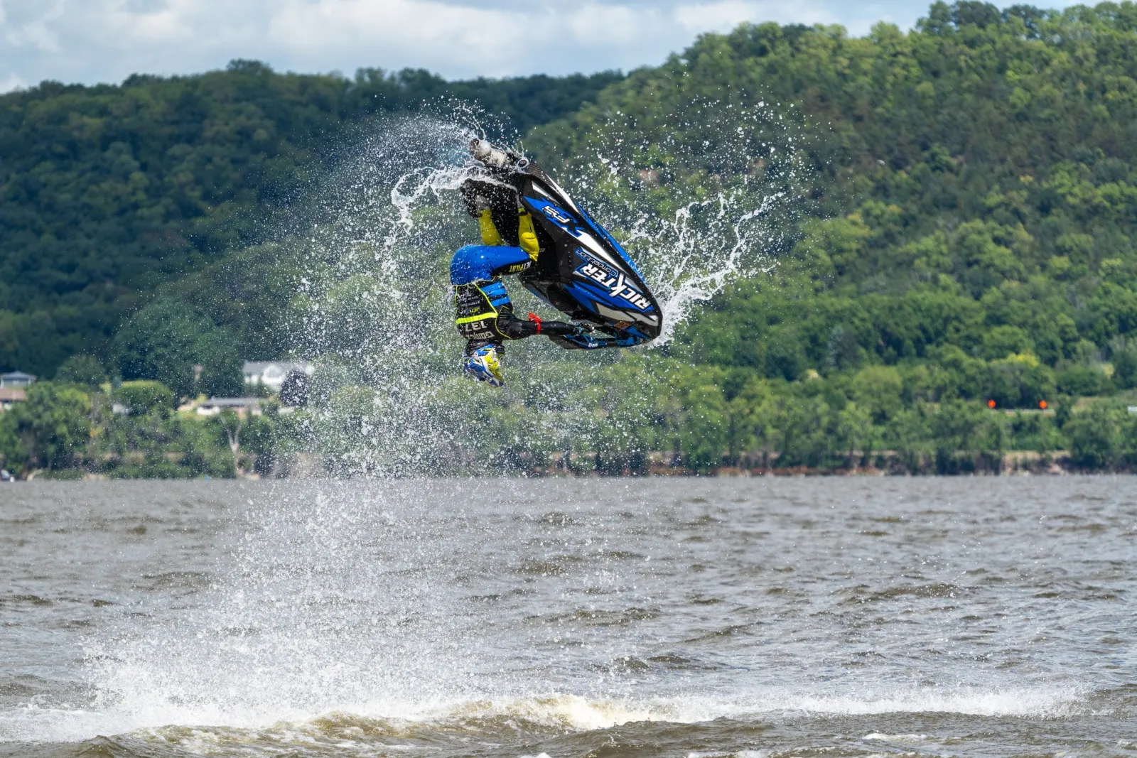 Rider doing a flip