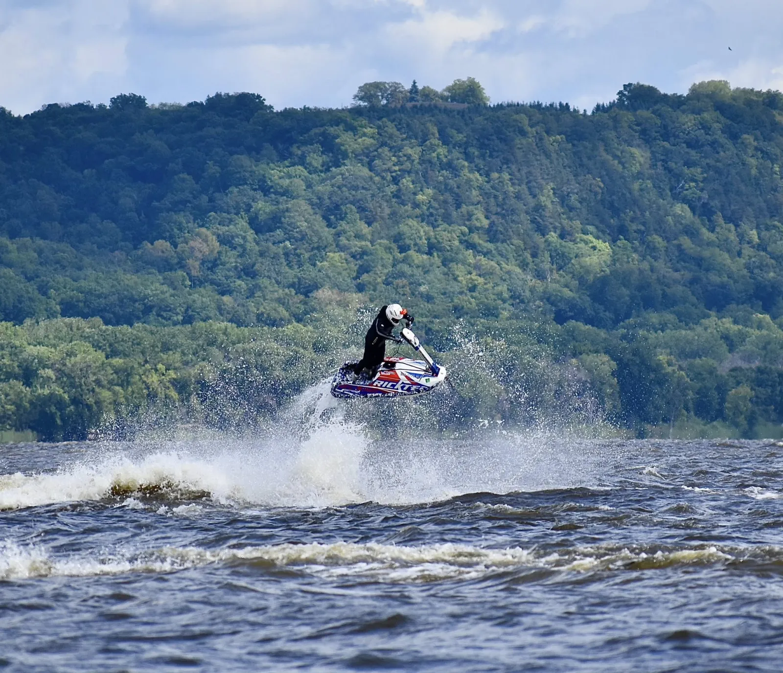 Rickter getting big air