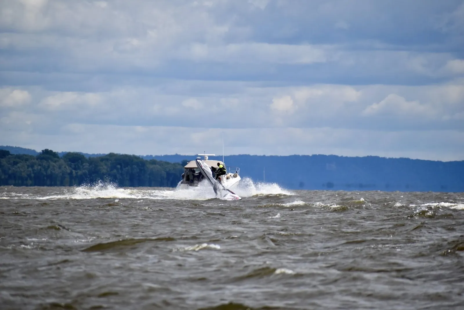 Two superjets riding together